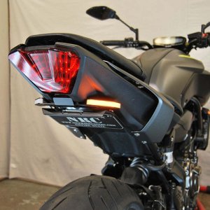 Yamaha MT-07 Fender Eliminator - New Rage Cycles - Tucked License Plate Bracket - Black - `18-`20